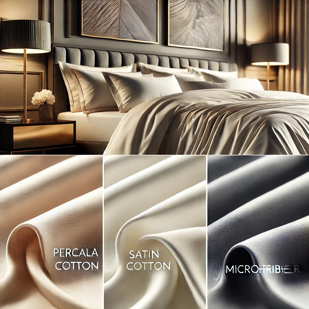 فهم الأقمشة: بيركال، ساتان، ميكروفايبر – أيهما تختار؟
