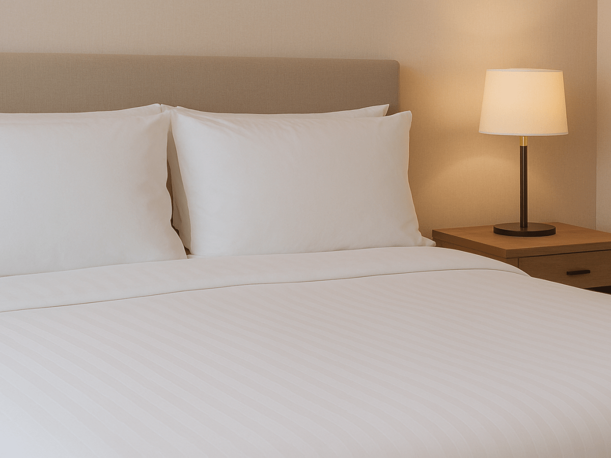 🛏️ Pourquoi les hôtels choisissent du linge blanc&nbsp;?