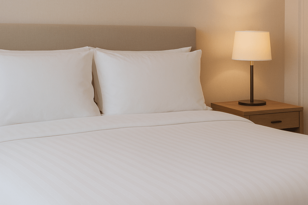🛏️ Pourquoi les hôtels choisissent du linge blanc&nbsp;?
